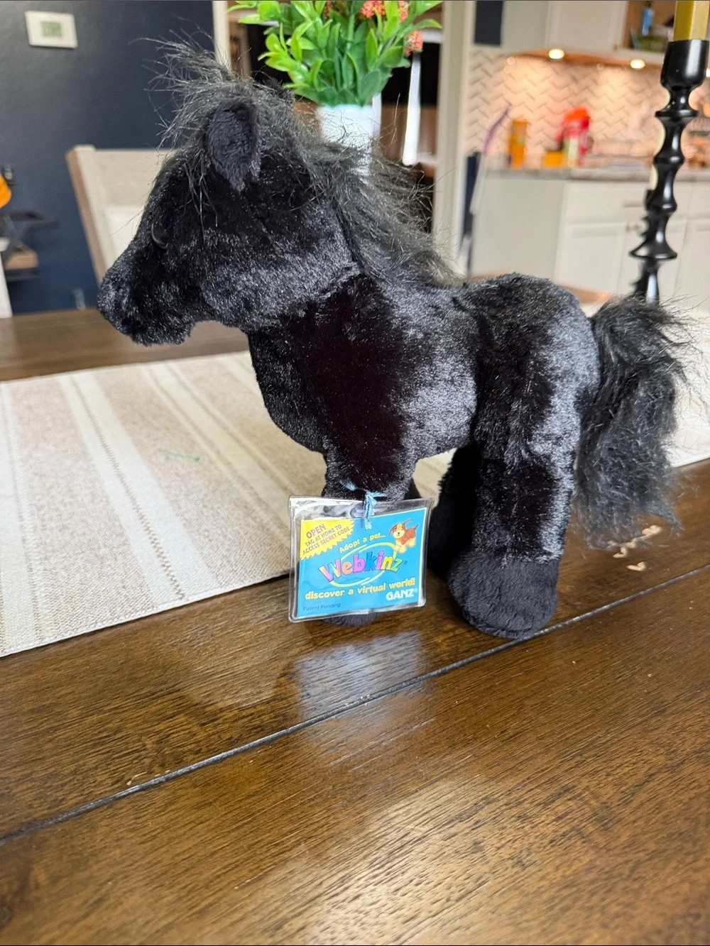 Ganz Webkinz Black Stallion new with tag